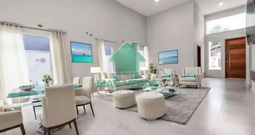 Casa nova conceito aberto 3 suítes com piscina fino acabamento em condomínio fechado pronta para morar