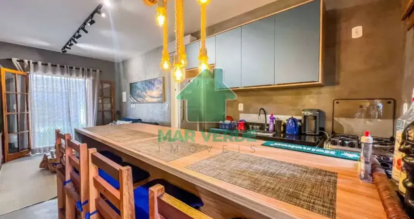 Apartamento impecável mobiliado com 2 dormitórios na maranduba, ubatuba