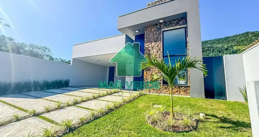 Casa térrea de alto padrão à venda no condomínio mar verde – praia da mococa, caraguatatuba/sp