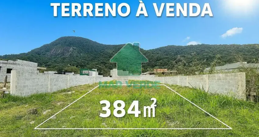Lote 384m² aterrado e murado condomínio mar verde caraguatatuba sp
