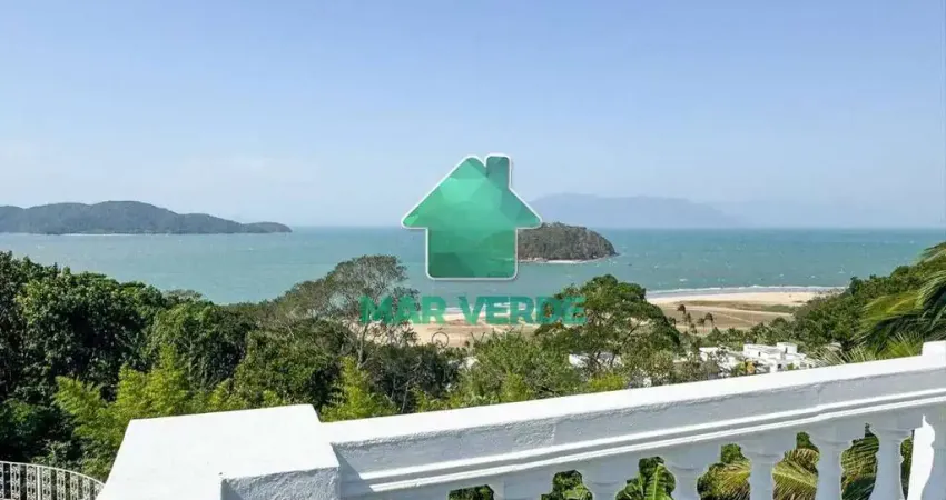 Casa de luxo com vista mar na praia da cocanha | 4 suítes | piscina privativa | 404m²