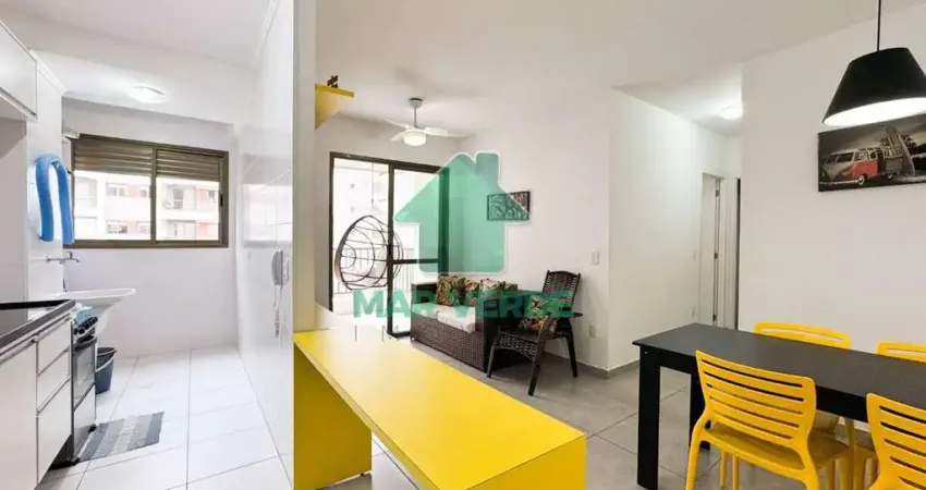 Apto 2 dorm mobiliado e equipado na martim de sá caraguatatuba