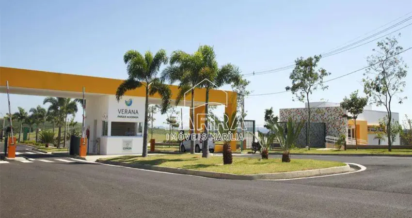 VENDE-SE TERRENO NO COND. VERANA PARQUE ALVORADA - MARILIA/SP
