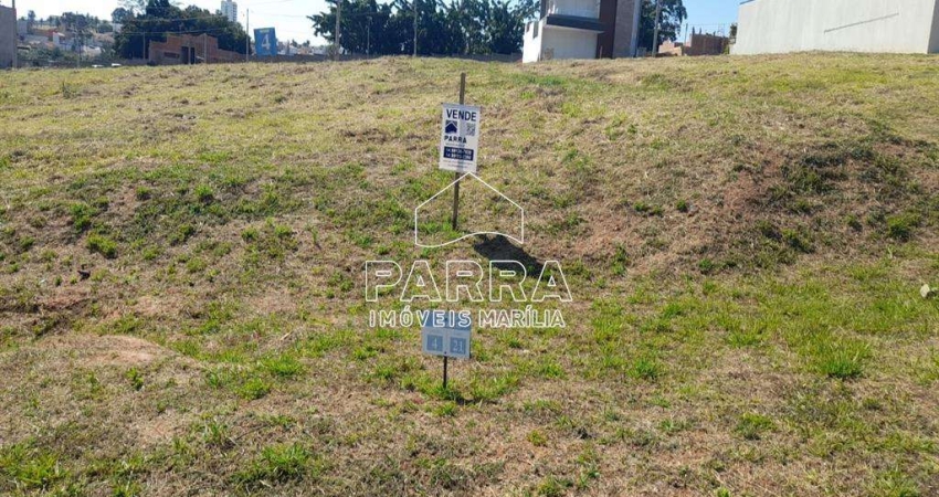 VENDE-SE TERRENO NO RESIDENCIAL CASCATA II - MARILIA/SP