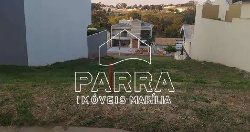 Terreno em condomínio fechado à venda no Jardim Alvorada, Marília 