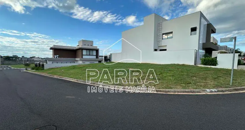 VENDE-SE TERRENO NO COND. JARDINS DE RENOIR  - MARILIA/SP