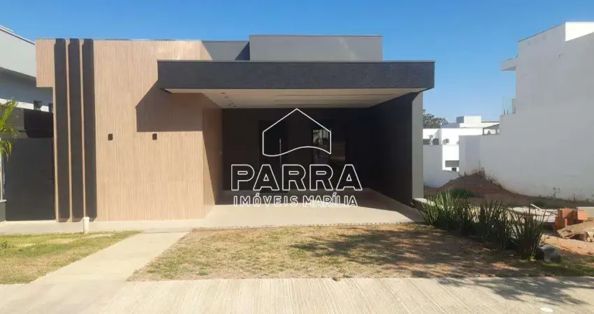 Vende-se residência no cond. verana parque alvorada - marilia/sp