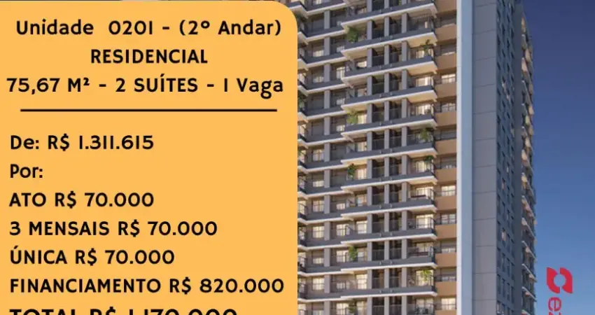 Moema 75m², 2 dorms – perto do metrô eucaliptos e shopping ibirapuera | entrega fev/26