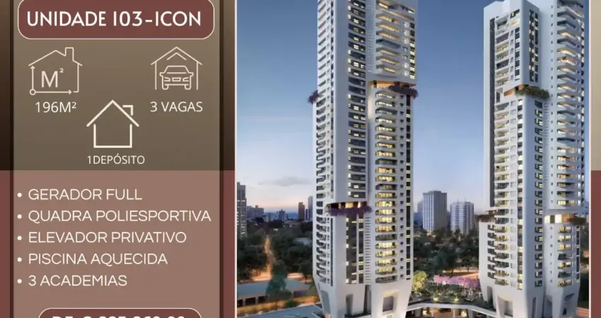 ️ chácara sto. antônio: 196m², 3 suítes no ez parque da cidade – silver winner, última unidade!