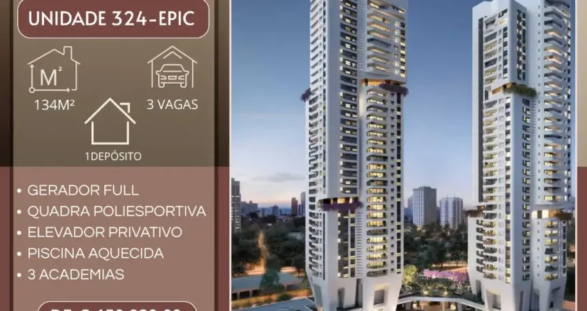 Chácara sto. antônio: 134m², 3 suítes e varanda gourmet – sofisticação ao lado do parque