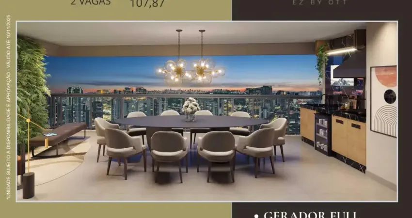 ️ apto 107m² no brooklin – 3 dorms, varanda gourmet e lazer completo c/ quadra de tênis