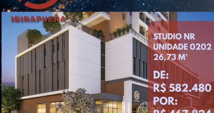 Studio 26m² em moema – pronto, decorado e próx. ao metrô | investimento airbnb!