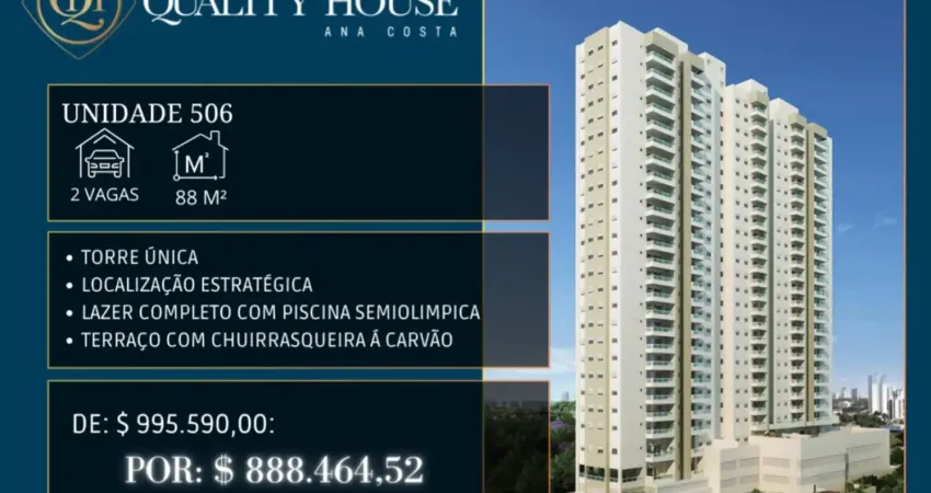 Última unidade! 3 dorms • 88m² • 2 vagas • terraço c/ churrasqueira e suíte – pronto p/ morar!   ️ santos: apto 88m² • 3 dorms • 2 vagas • terraço gourmet + suíte – pronto e último disponível!
