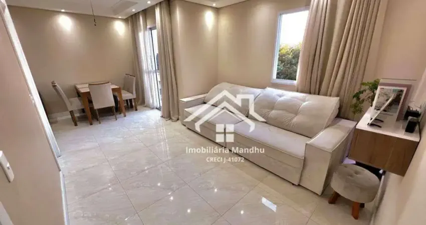 Apartamento com 2 dormitórios à venda, 61 m² por r$ 560.000,00 - parque união - jundiaí/sp