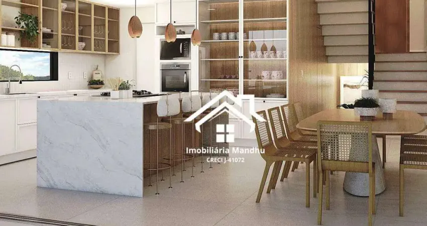 Casa com 4 dormitórios à venda, 302 m² por r$ 3.290.000,00 - chácara terra nova - jundiaí/sp