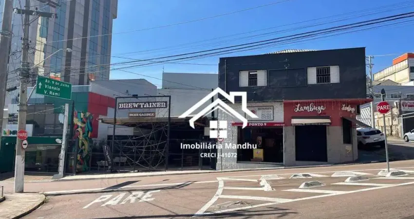 Salão para alugar, 170 m² por r$ 5.450/mês - jardim paris - jundiaí/sp