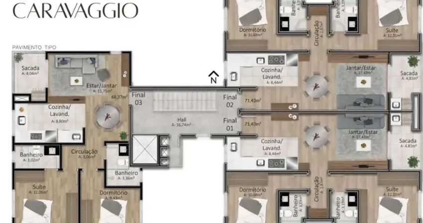 Cobertura com 3 quartos à venda na Colina Sorriso, Caxias do Sul 