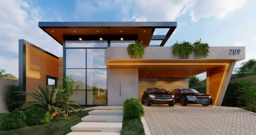 Casa com 3 suítes, sala com pé direito alto, área de lazer à venda, 230 m² por r$ 1.850.000 - alphaville - juiz de fora/mg