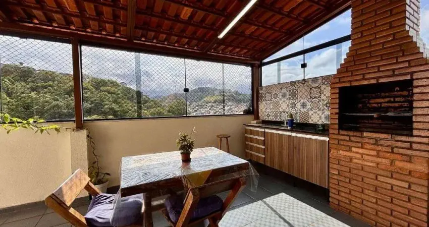 Cobertura com 4 quartos à venda, 159 m² por r$ 479.000 - bairu - juiz de fora/mg