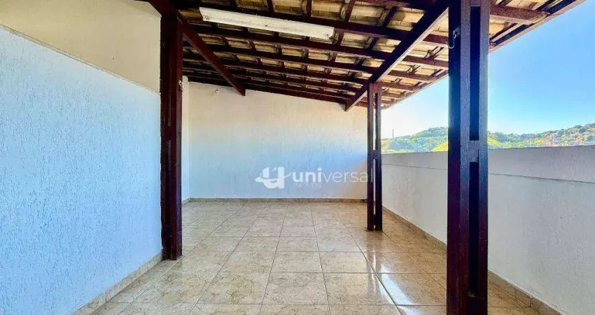 Cobertura com 3 quartos, 102 m² - venda por r$ 350.000 ou aluguel por r$ 1.500,00/mês - bairu - juiz de fora/mg