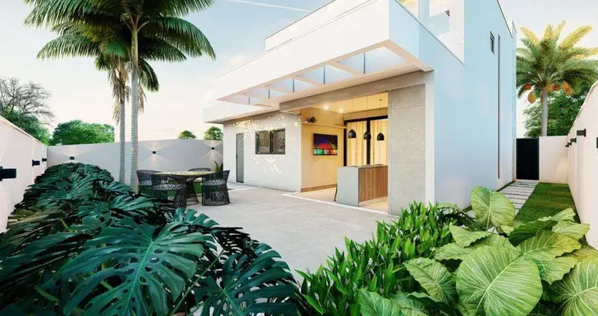 Casa para Venda em Rio das Ostras, Alphaville, 4 dormitórios, 2 suítes, 5 banheiros, 4 vagas