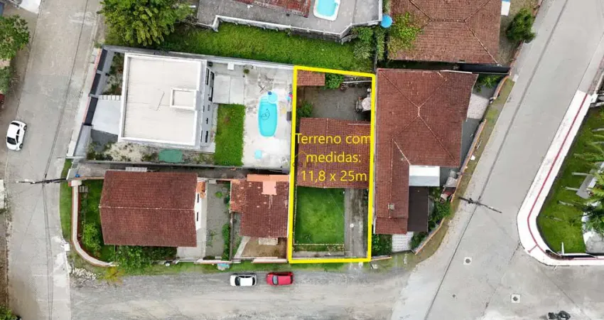 Terreno para construção de geminado localizado entre Iririú e Saguaçu com possibilidade de permuta no local!