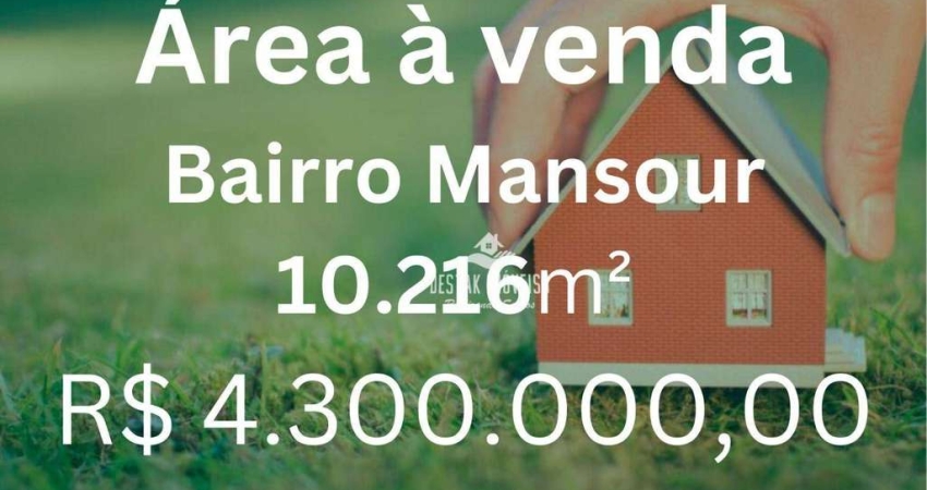 Área à venda, 10216 m² por R$ 4.300.000,00 - Mansour - Uberlândia/MG