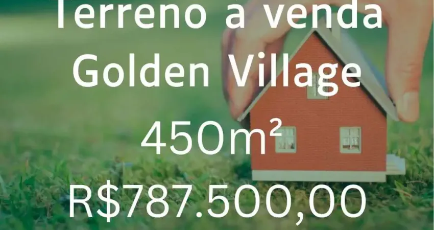 Terreno à venda, 450 m² - Condomínio Golden Village - Uberlândia/MG