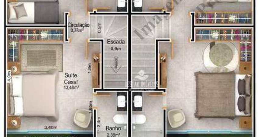 Casa com 2 quartos à venda no Bairro Grand Ville - Uberlândia/MG