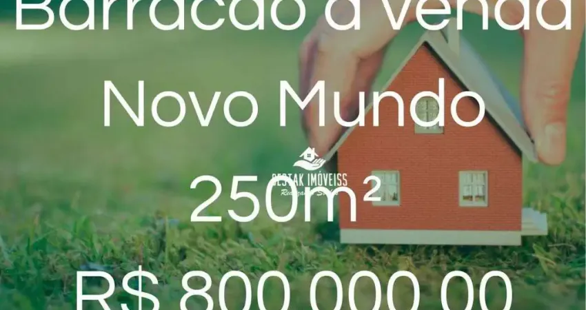Barracão à venda, 250m² por r$ 800.000 - novo mundo - uberlândia/mg