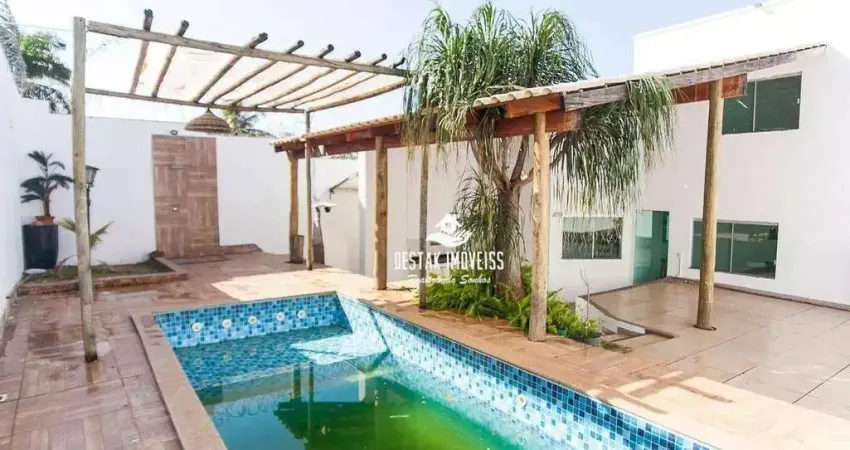 Sobrado com 5 quartos à venda, bairro jardim karaíba - uberlândia/mg