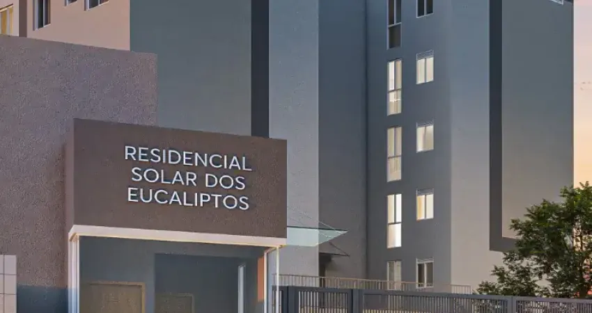 Apartamento 2 quartos no solar dos eucaliptos, condomínio fechado na zona norte de sorocaba