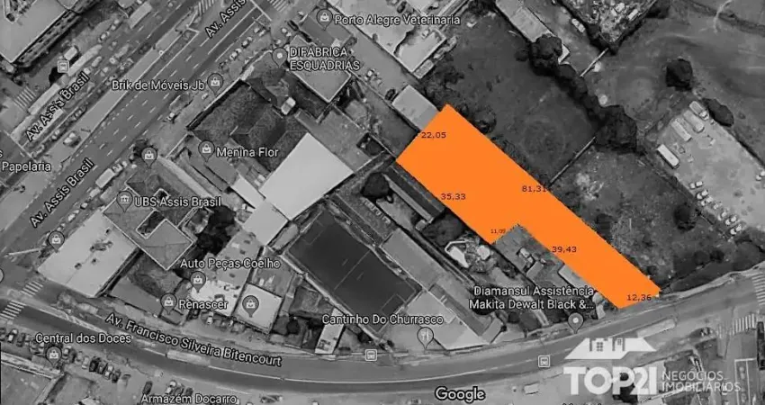 Terreno à venda na Avenida Francisco Silveira Bitencourt, 212, Sarandi, Porto Alegre