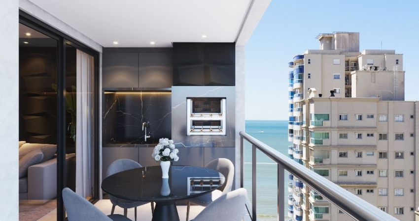 Apartamento de 3 suítes em 100 vezes para pagar ! em meia praia