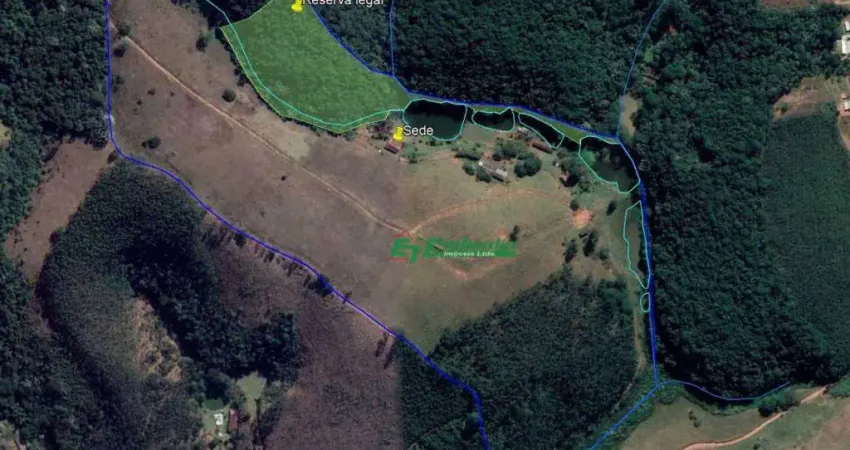 Sítio com 6 lagos à venda, 239000 m² por R$ 2.050.000 - Zona Rural - Nazaré Paulista/SP