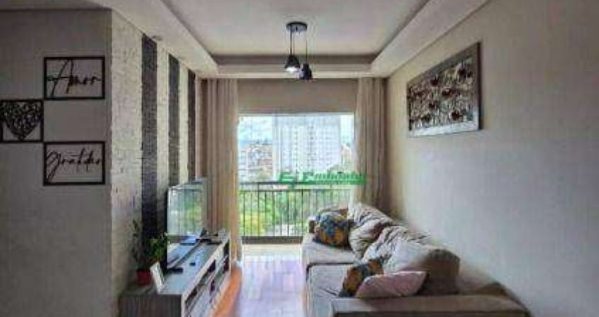 Apartamento com 3 dormitórios à venda, 68 m² por R$ 480.000,00 - Portal dos Gramados - Guarulhos/SP