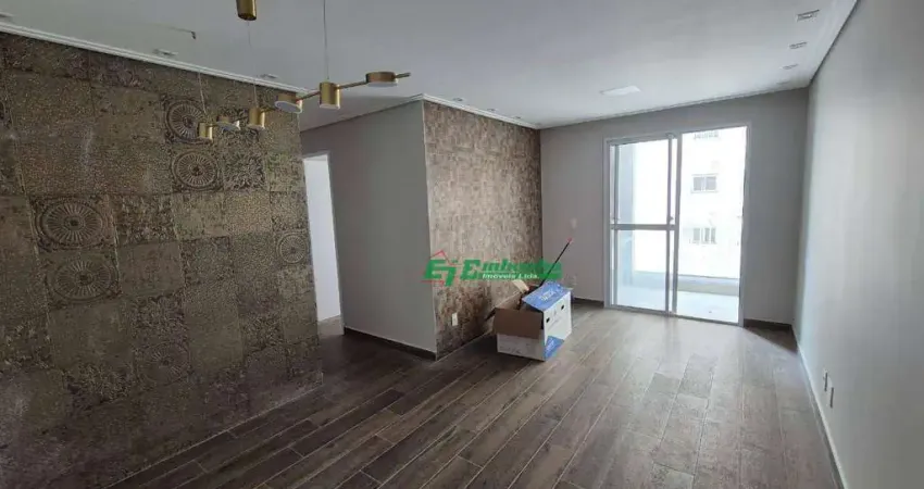 Apartamento 3 dorms + 2 vagas + varanda gourmet à venda, por R$ 633.000 - Ao lado do shopping Maia - Guarulhos/SP