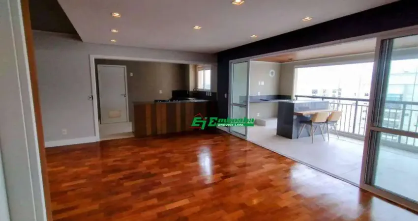 Apartamento com 3 dormitórios à venda, 122 m² por r$ 1.435.000,00 - jardim flor da montanha - guarulhos/sp