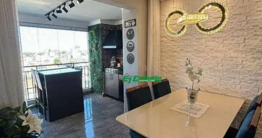 Apartamento com 3 dormitórios à venda, 81 m² por r$ 900.000,00 - jardim flor da montanha - guarulhos/sp