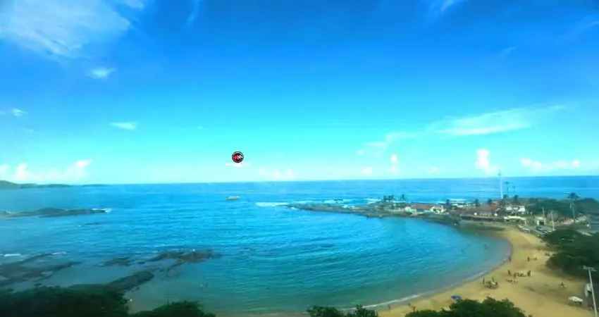 Apartamento á venda em Guarapari na Praia das  castanheiras no centro da cidade de frente total para o mar composto de 2 quartos sendo 1 suíte