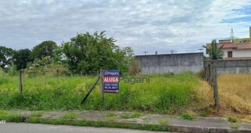 Terreno para alugar, 372 m² por R$ 2.900,00/mês - Passa Vinte - Palhoça/SC