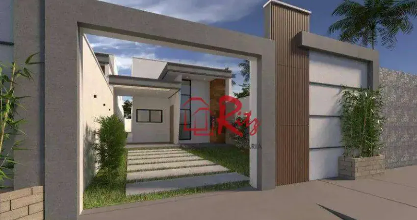 Casa com 3 dormitórios à venda, 98 m² por R$ 349.000,00 - Vereda Tropical - Aquiraz/CE