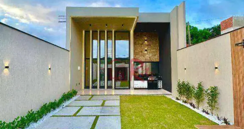 Casa com 3 dormitórios à venda, 118 m² por r$ 579.000,00 - guaribas - eusébio/ce