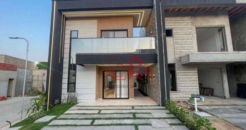 Casa com 4 dormitórios à venda, 130 m² por r$ 752.300,00 - lagoinha - eusébio/ce