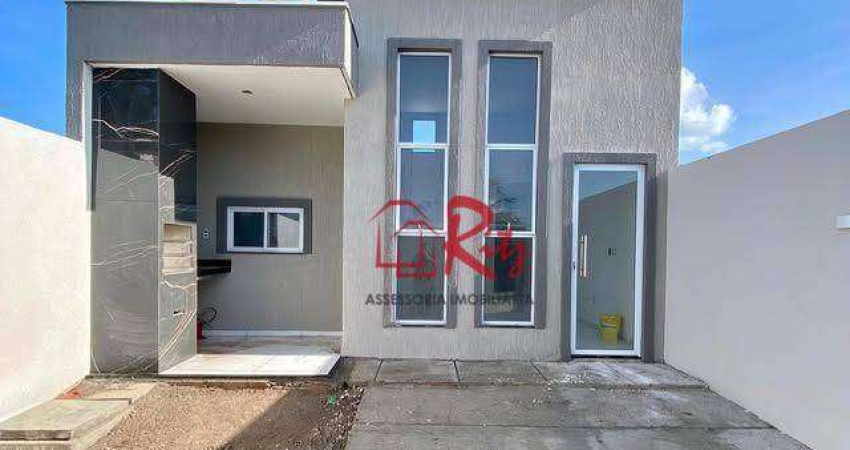 Casa com 3 dormitórios à venda, 95 m² por R$ 350.000,00 - Urucunema - Eusébio/CE