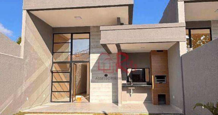Casa com 3 dormitórios à venda, 107 m² por R$ 479.800 - Guaribas - Eusébio/CE