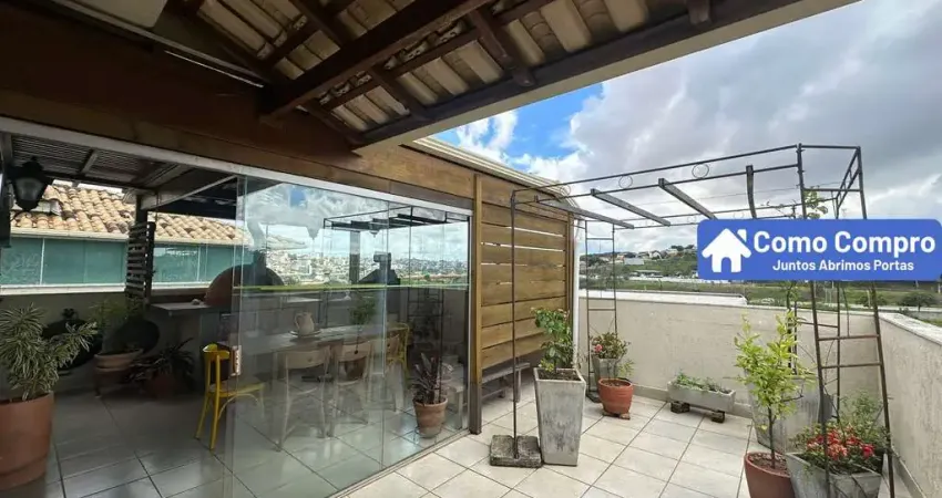 Cobertura com 4 quartos sendo 2 suíte e 4 vagas coberta bairro camargos