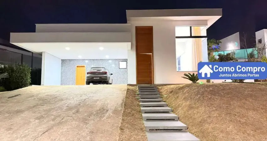 Casa no condomínio gran royalle, lagoa santa/mg com 3 quartos suíte closet escritório e espaço gourmet