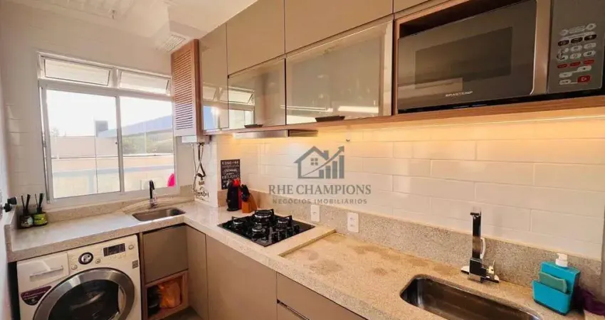 Apartamento com 2 dormitórios para alugar, 54 m² por r$ 3.555,00/mês - vila rio branco - jundiaí/sp