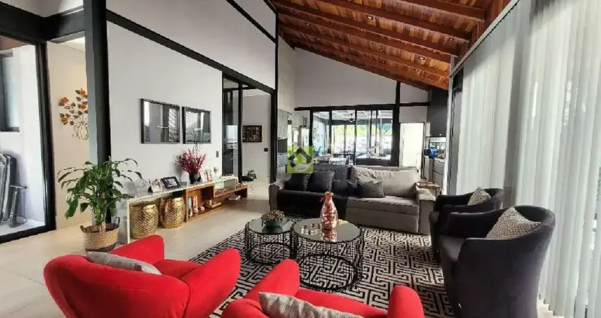 Casa térrea em alto padrão a venda 335 m² por r$ 2.990.000,00 - condomínio portal do paraíso 2, jundiaí/sp.